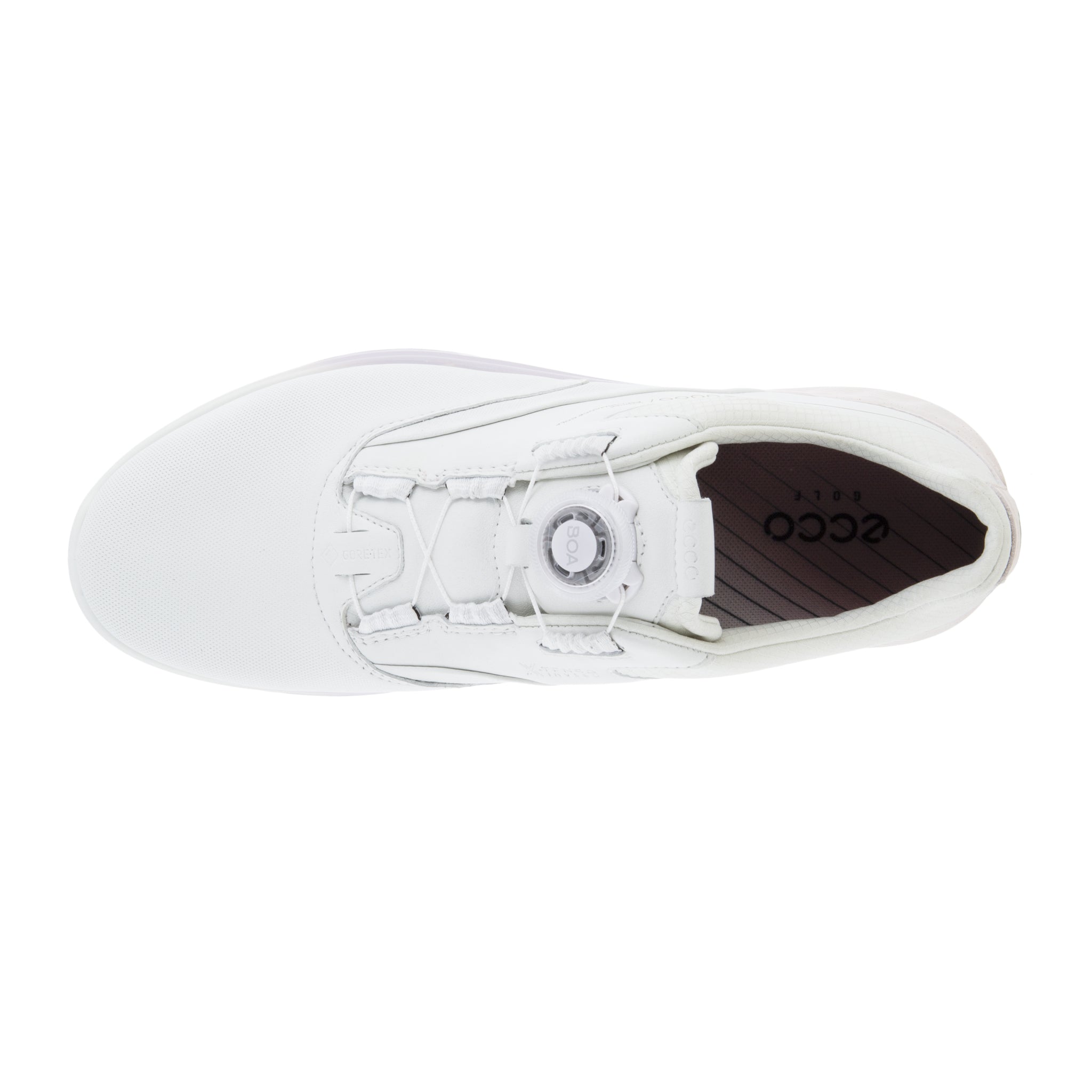 ECCO Dame Golf S-Three BOA, Hvid/Blush