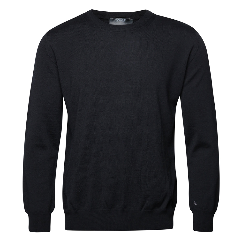 Riise Herre Merino O-neck, Navy