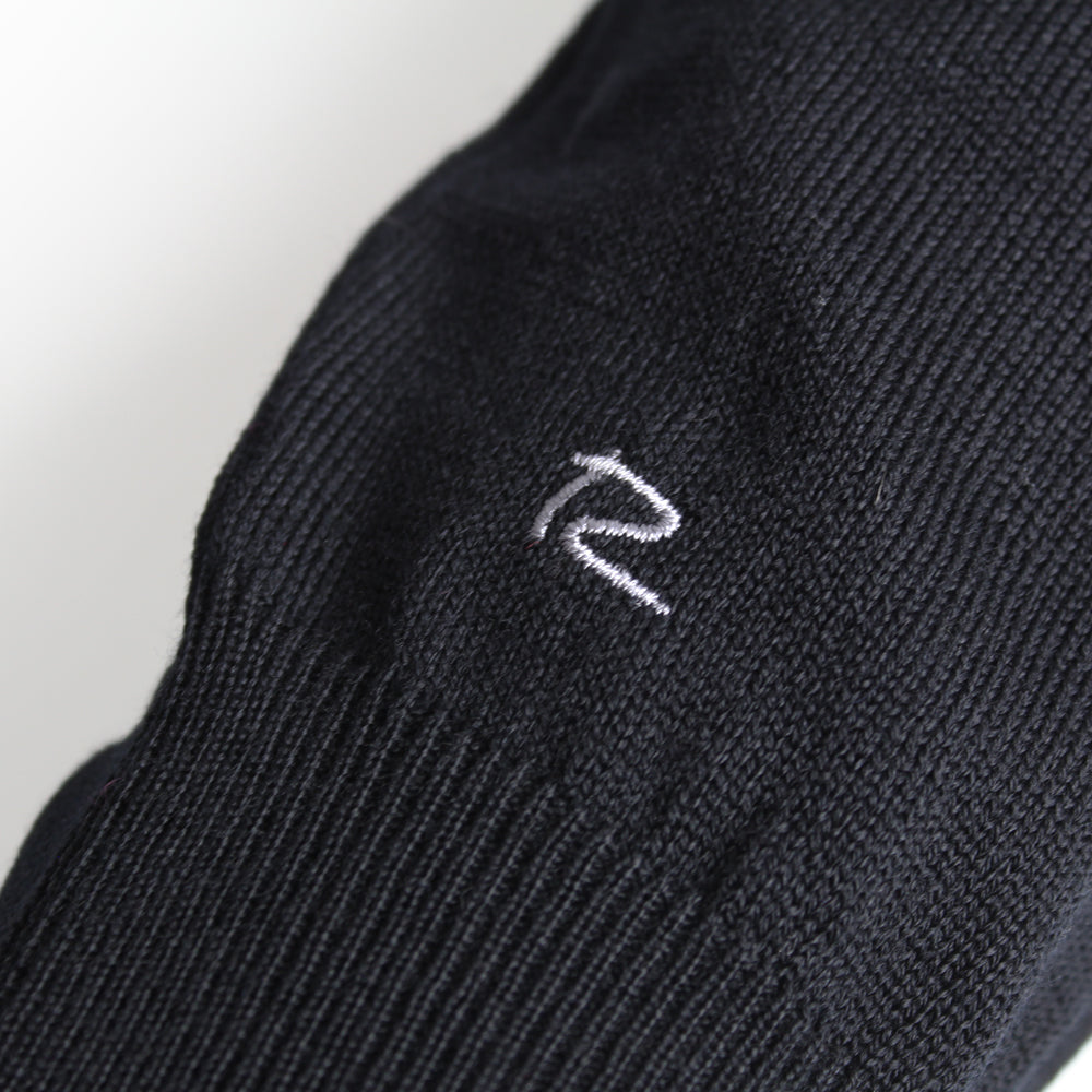 Riise Herre Merino Z-neck, Sort