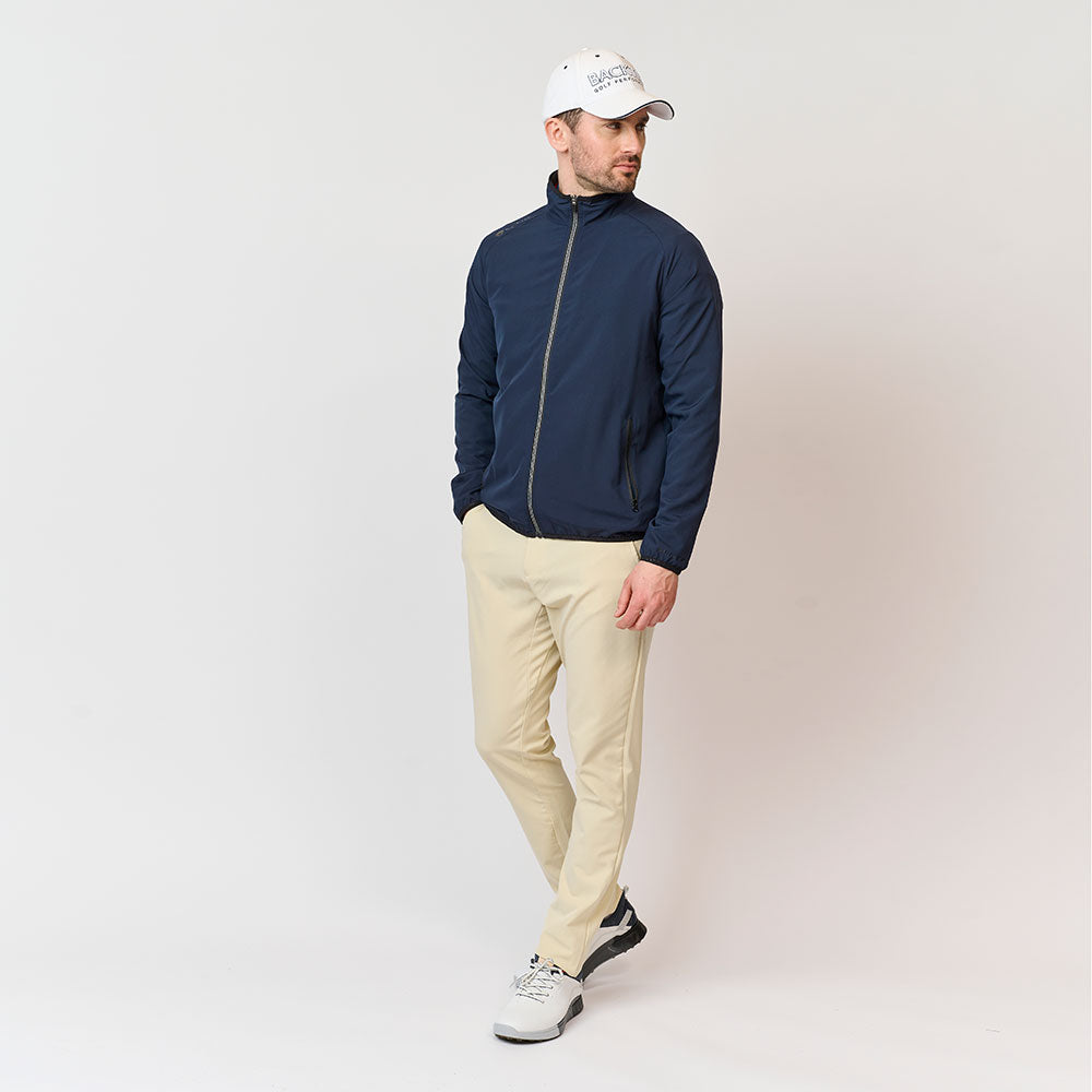 Herre 80 G. Foldbar Windshirt, Marineblå