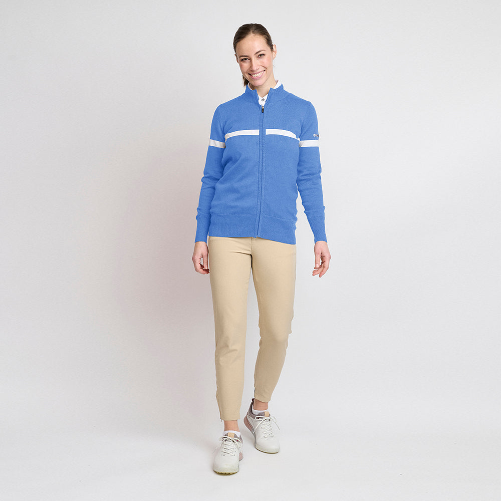 Dame Økologisk Windbreaker Sweater, Sky