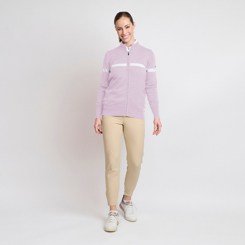 Dame Økologisk Windbreaker Sweater, Soft Lilla