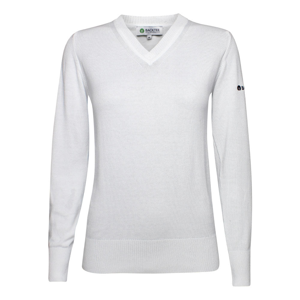 Dame Økologisk Casual Sweater, Hvid