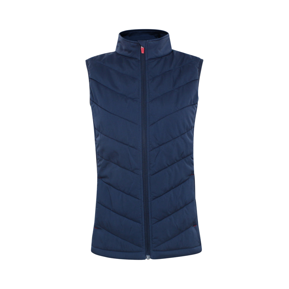 Dame Hybrid Vest, Marineblå