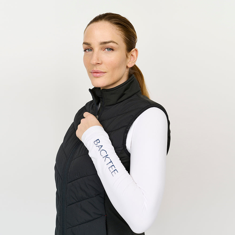Dame Hybrid Vest, Sort