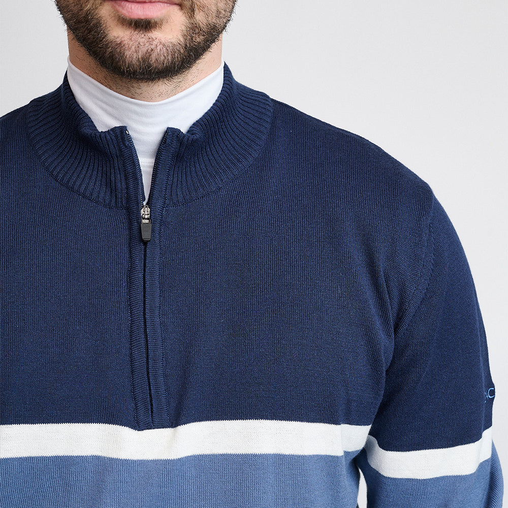 Herre Nordic Windbreaker Sweater, Ensign Blue