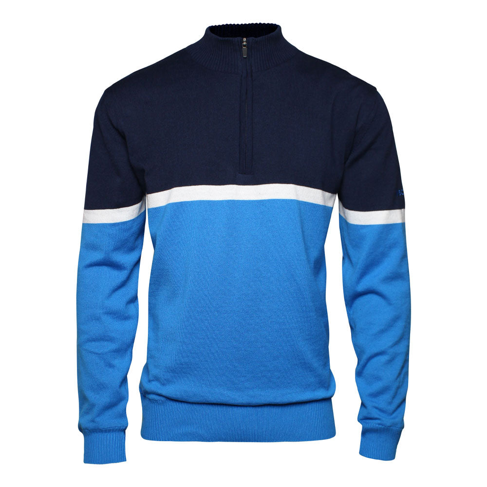 Herre Nordic Windbreaker Sweater, Saphire