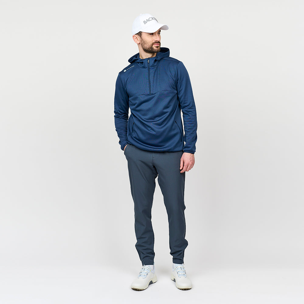 Herre Shield Midlayer Hoodie, Marineblå