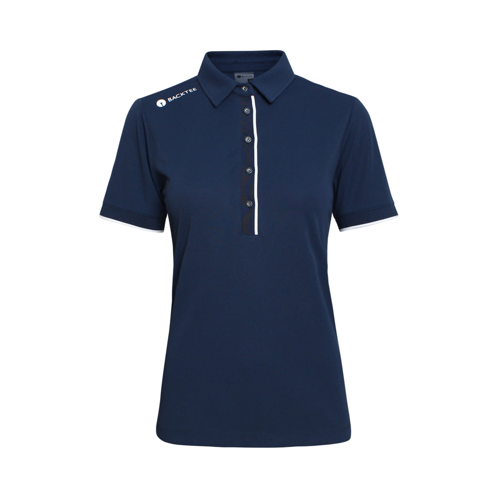Dame Classic Polo, Marineblå