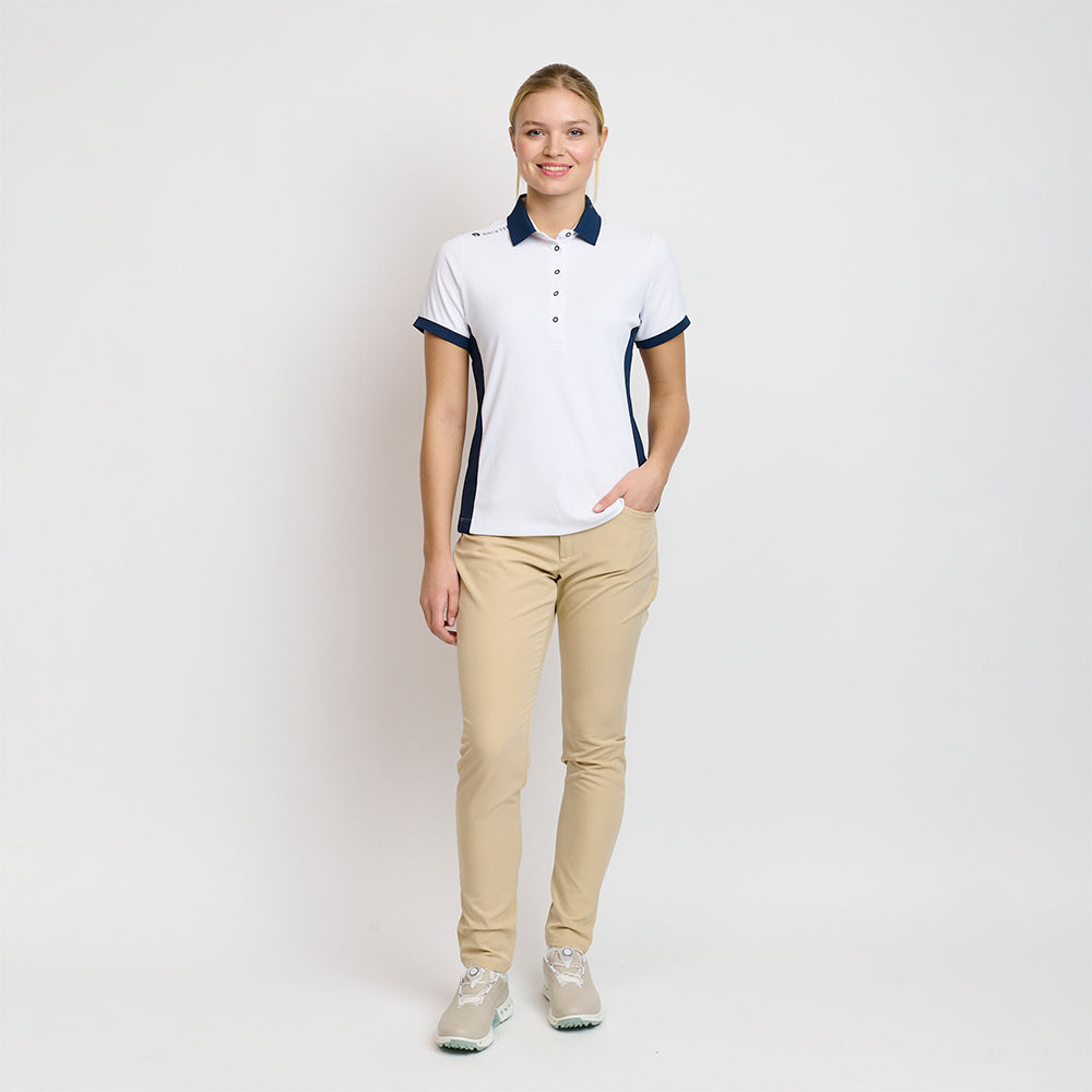 Dame Hole-in-one Polo, Hvid