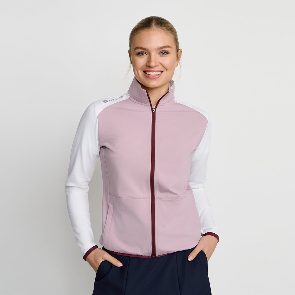 Dame Full-Zip Baselayer, Hvid