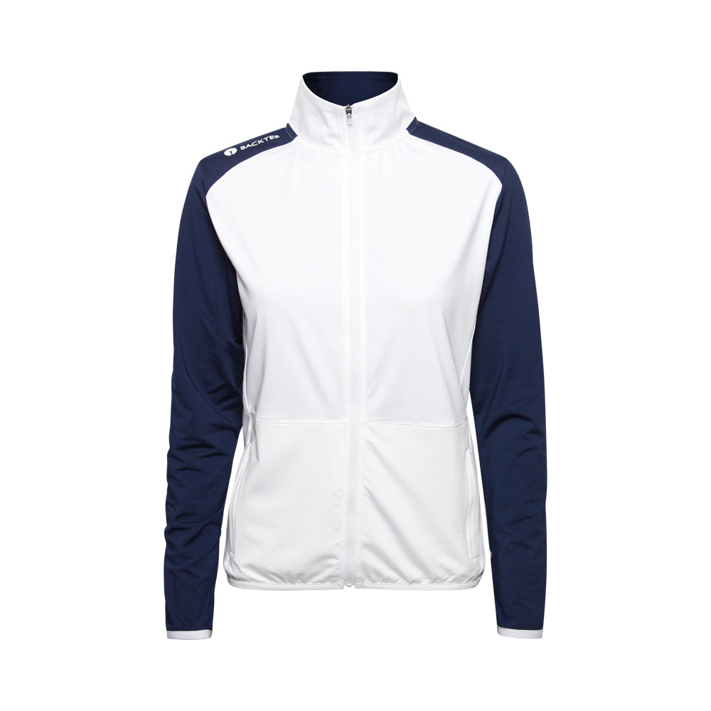 Dame Full-Zip Baselayer, Marineblå