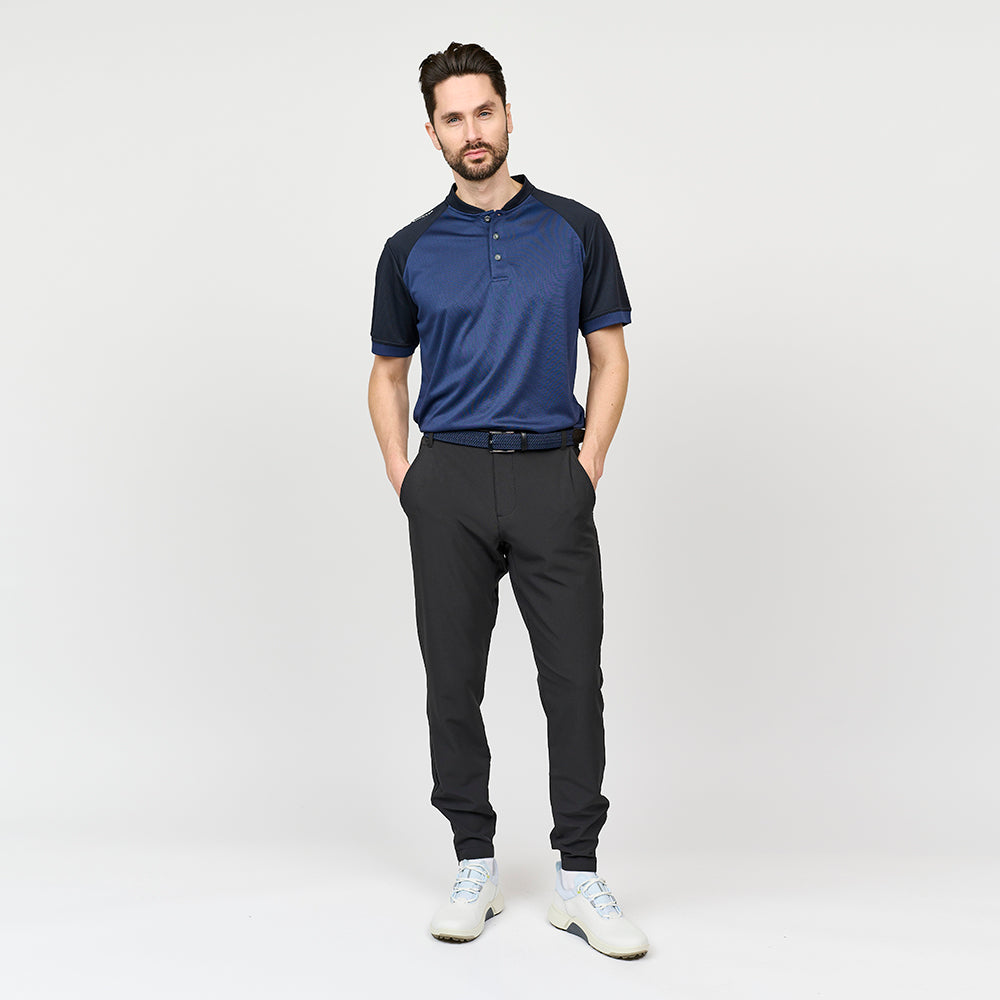 Herre Bomber Golf Polo, Marineblå