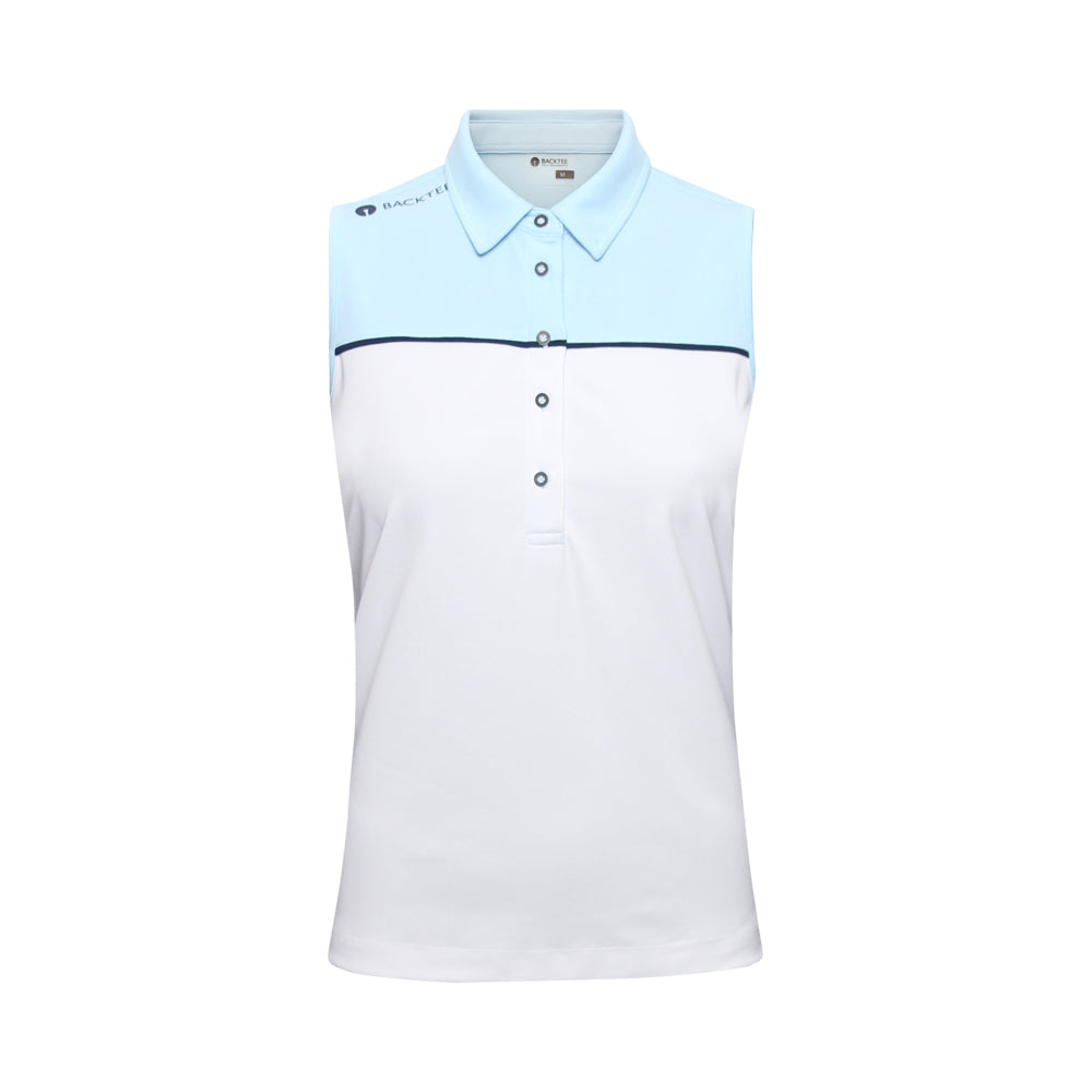 Dame Winner Polo Top, Hvid