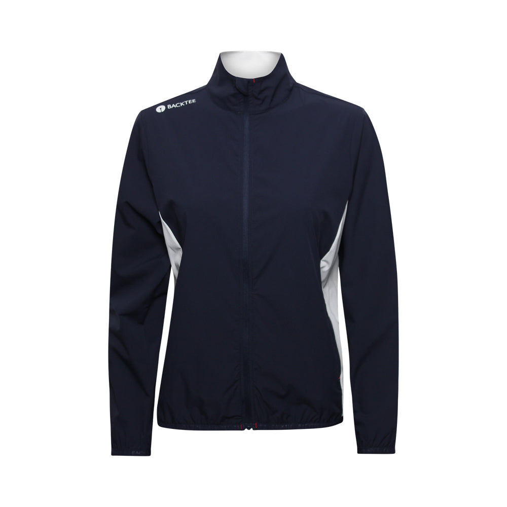 Dame Stretch Windbreaker Jakke, Marineblå