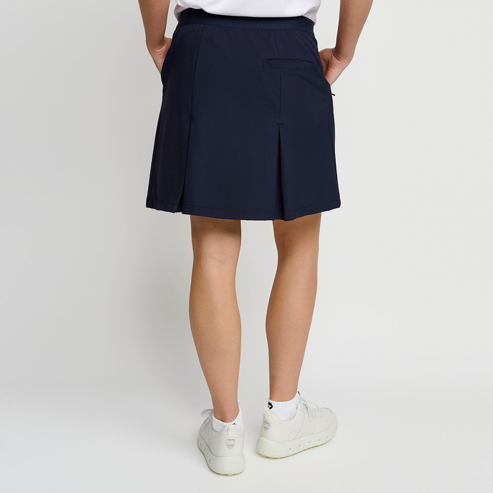 Dame Hybrid Swing Skort, Marineblå