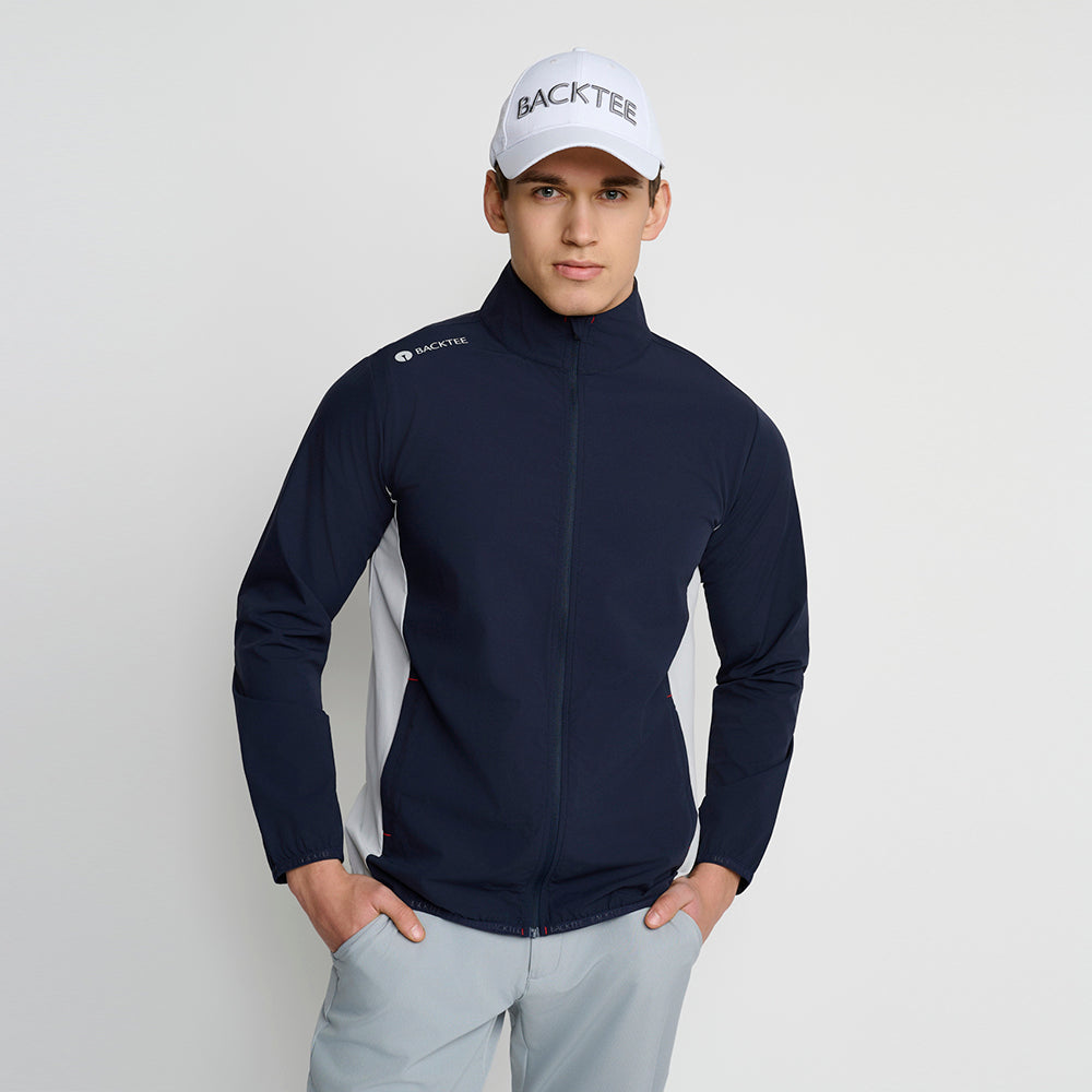 Herre Stretch Windbreaker Jakke, Marineblå