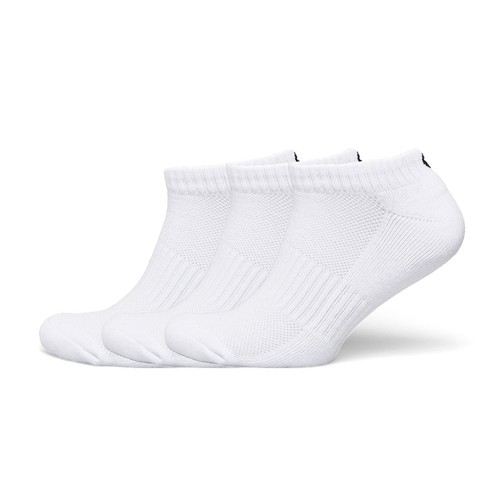 BACKTEE Low-Cut Strømper 3-pak, Hvid