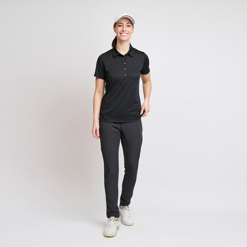 Dame Performance Polo, Sort