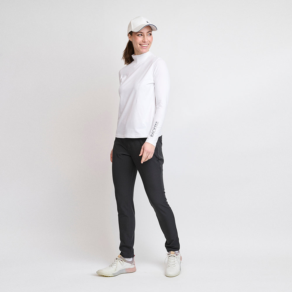 Dame First Skin Turtleneck, Hvid