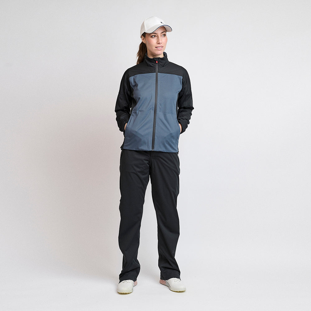 Dame 4Way Stretch Pro Regnjakke, Ombre Blue
