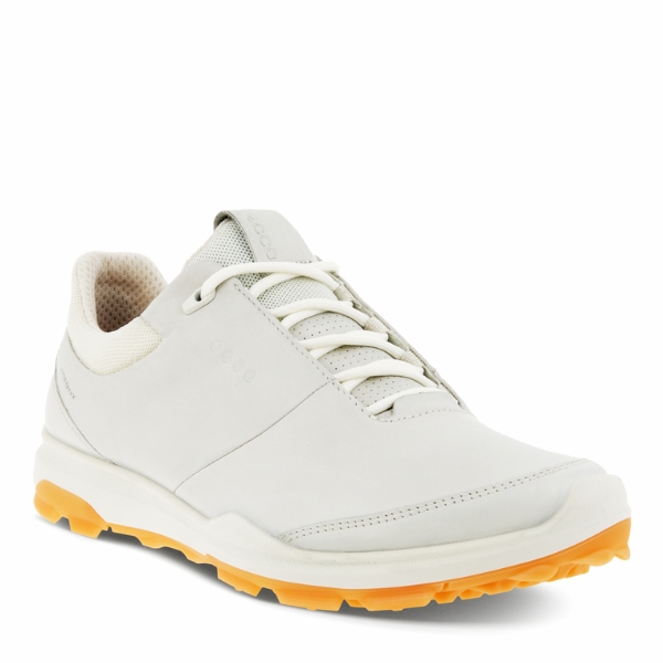 Dame ECCO Golf Biom 3 White Racer Yak | 1-3 dages levering | Backtee.dk