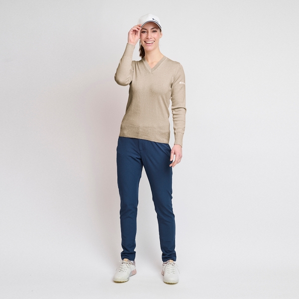 Dame Økologisk Casual Sweater, Safari