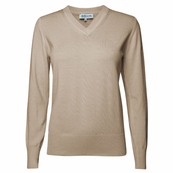 Dame Økologisk Casual Sweater, Safari