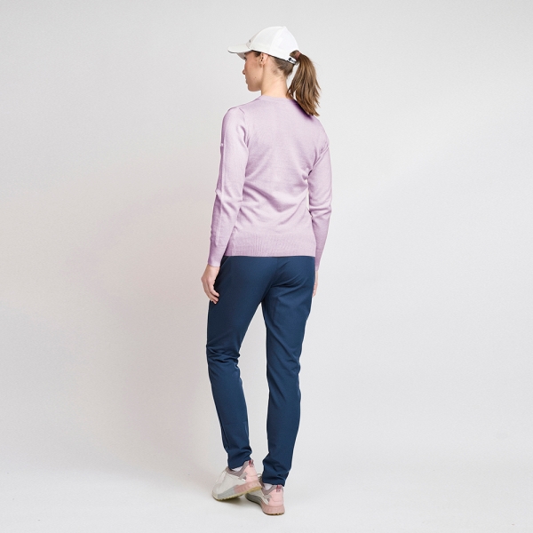 Dame Økologisk Casual Sweater, Soft Lilla