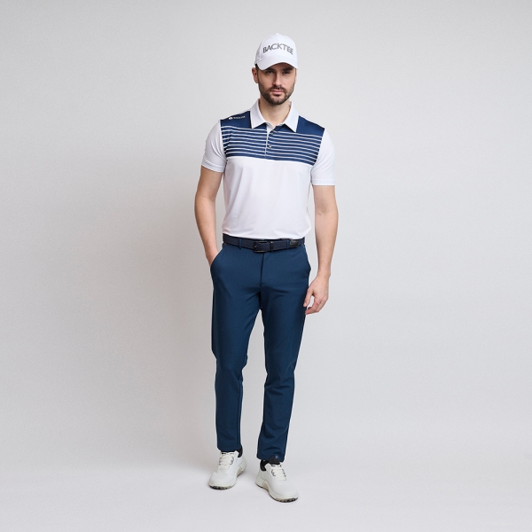 Herre Golf Polo, Hvid