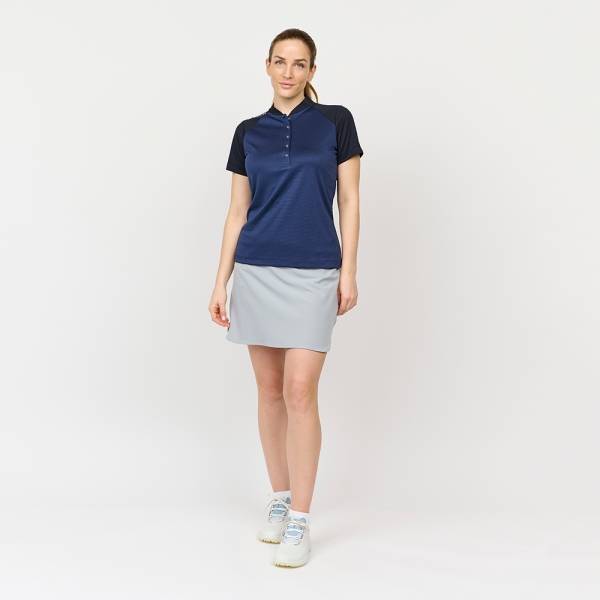 Dame Bomber Golf Polo, Marineblå