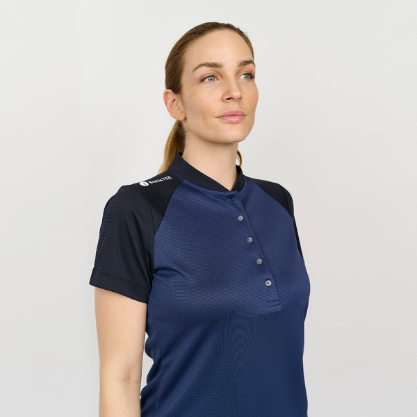 Dame Bomber Golf Polo, Marineblå