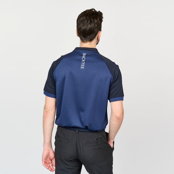 Herre Bomber Golf Polo, Marineblå