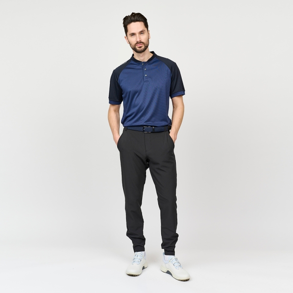 Herre Bomber Golf Polo, Marineblå