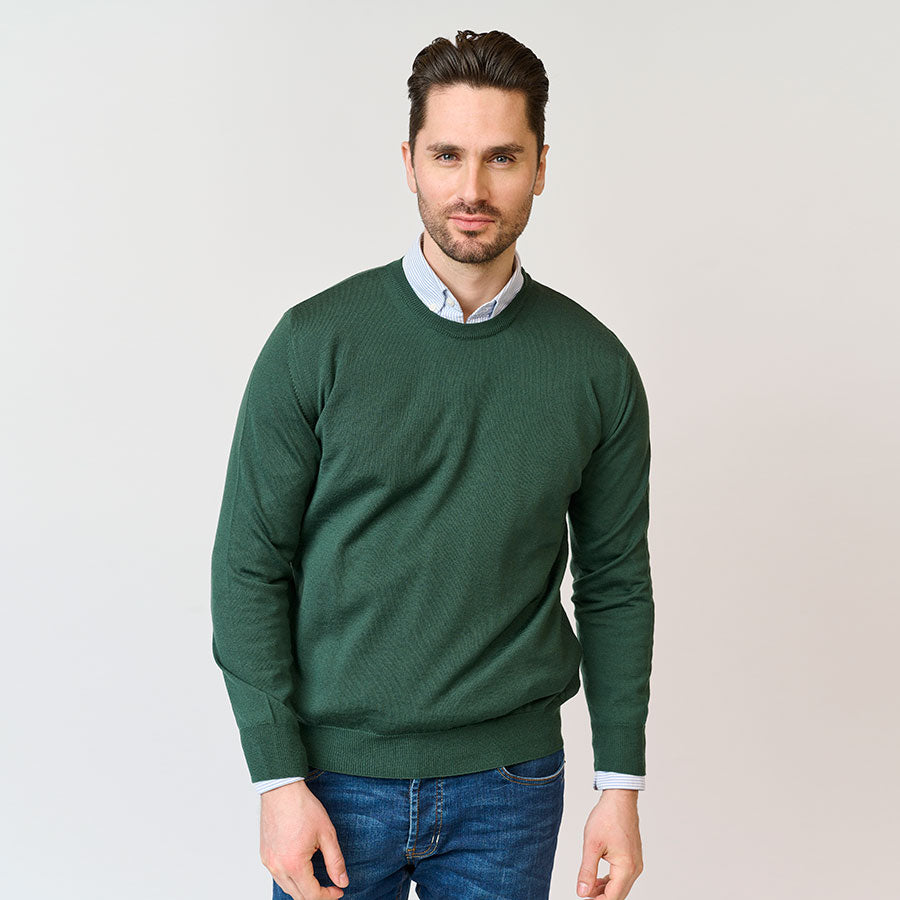 Riise Herre Merino O-neck, Fairway