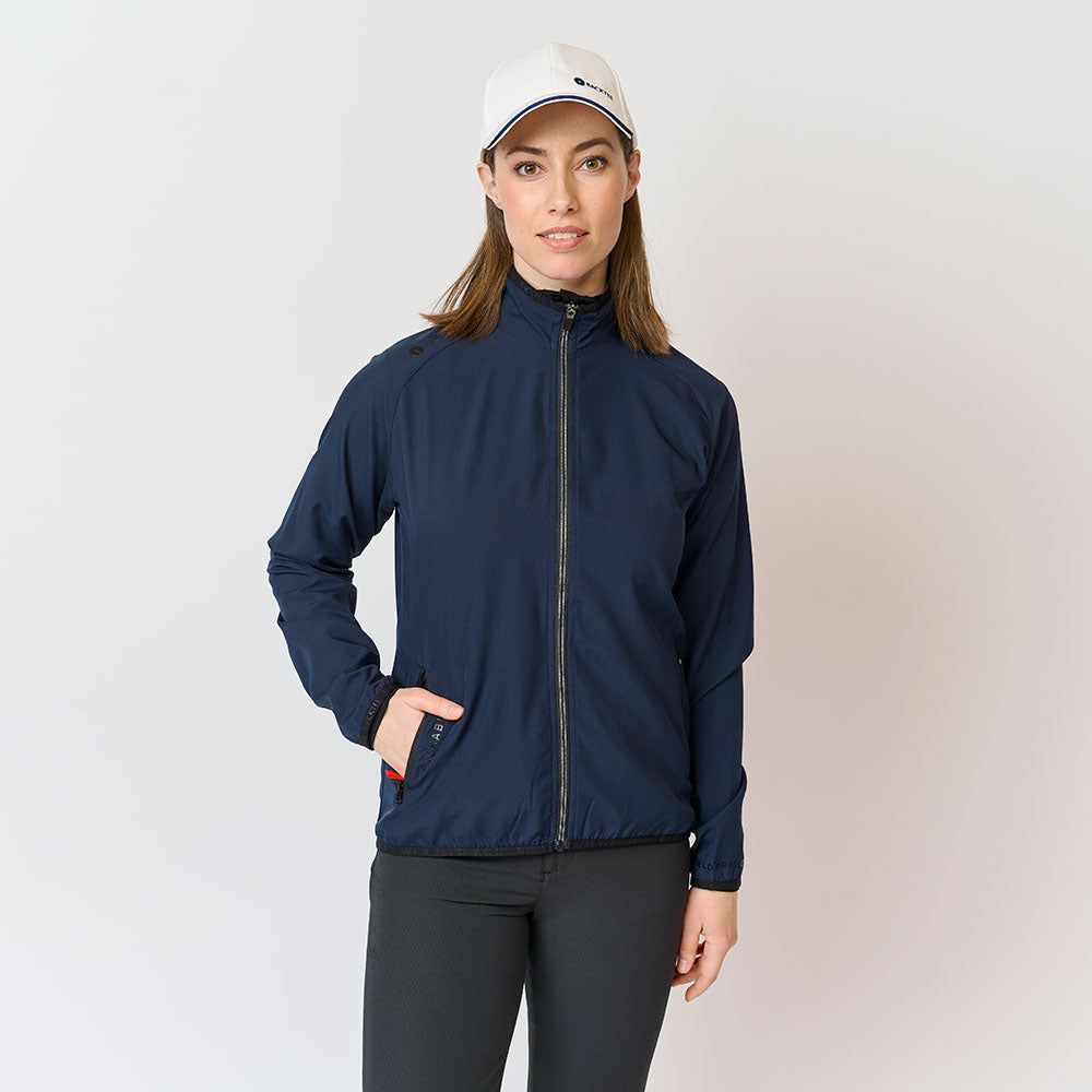 Dame 80 G. Foldbar Windshirt, Marineblå