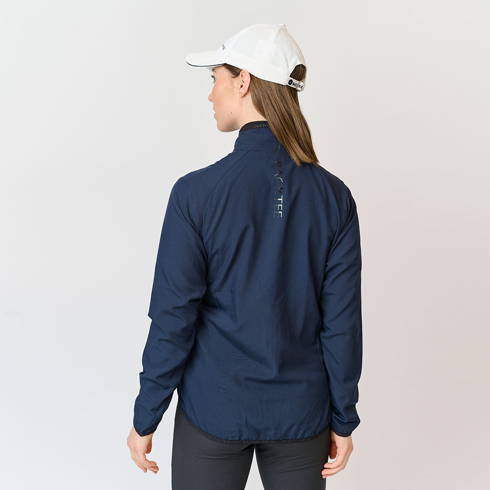 Dame 80 G. Foldbar Windshirt, Marineblå