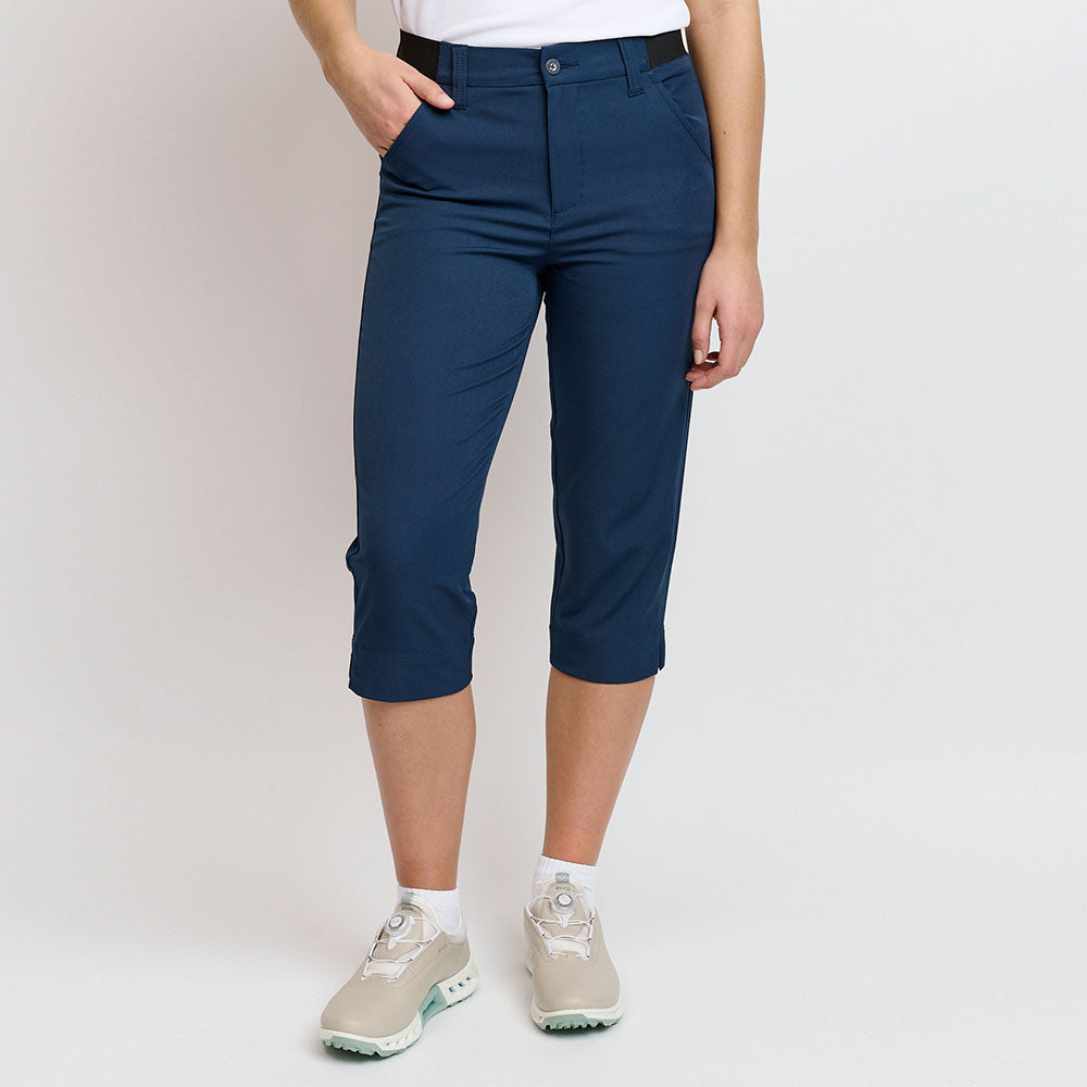 Dame Letvægts Performance Capri Pants, Marineblå