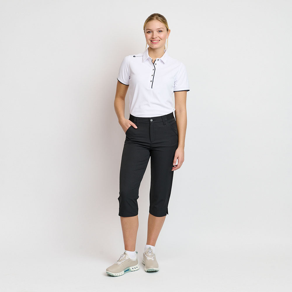 Dame Letvægts Performance Capri Pants, Sort