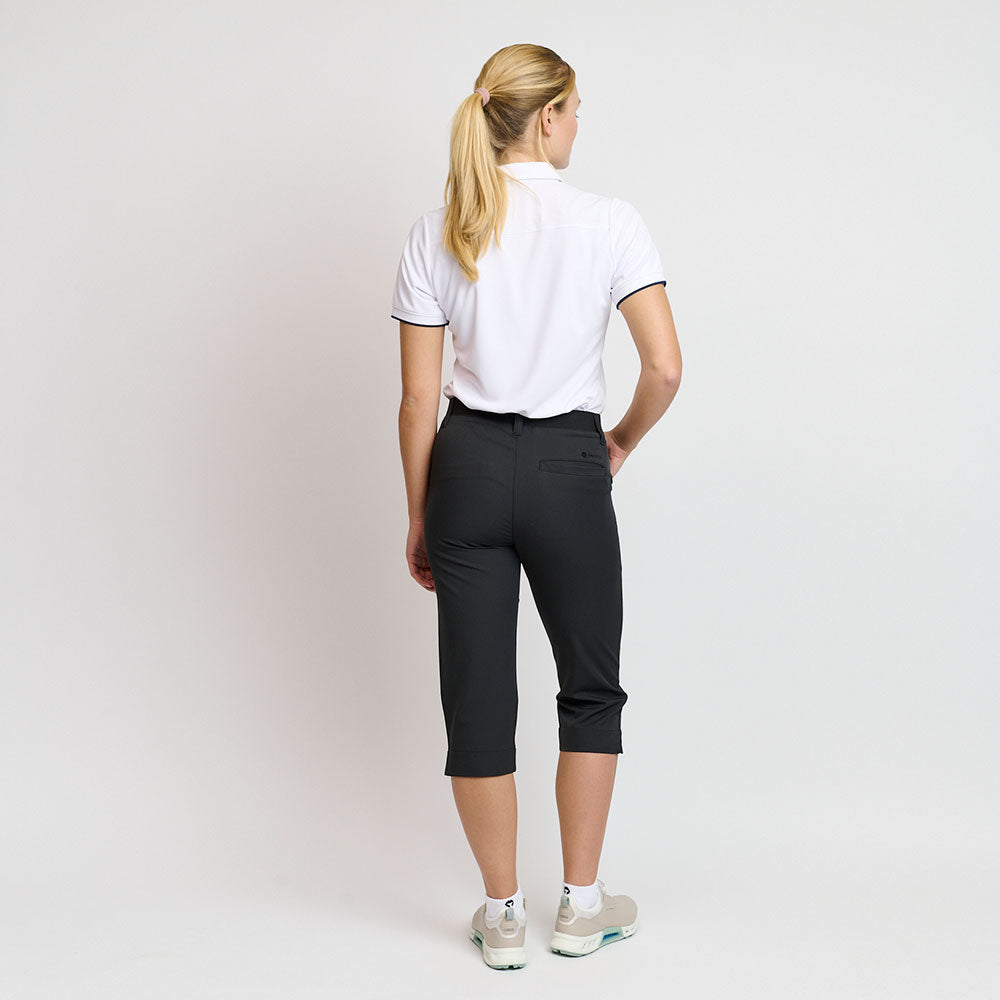 Dame Letvægts Performance Capri Pants, Sort