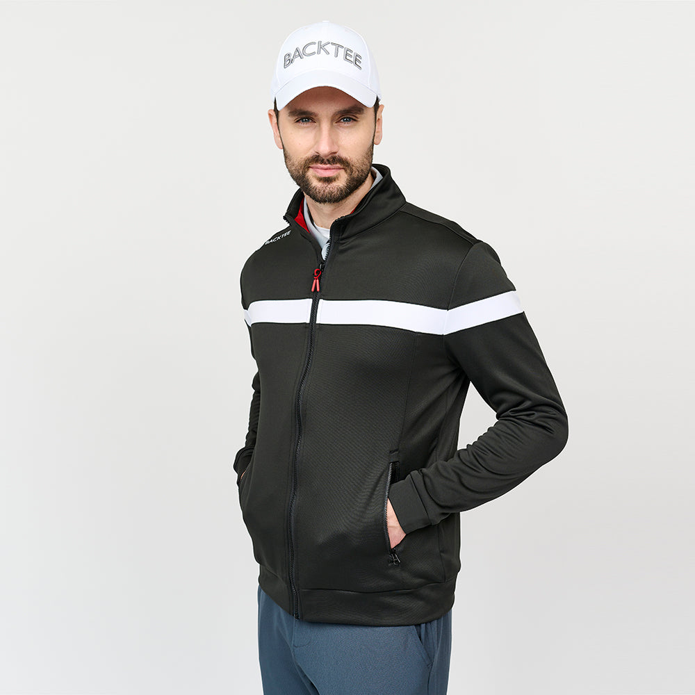 Herre Shield Full Zip Midlayer, Sort