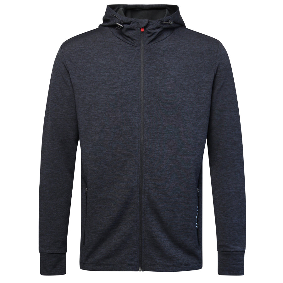 Herre Melange Baselayer Hoodie, Sort