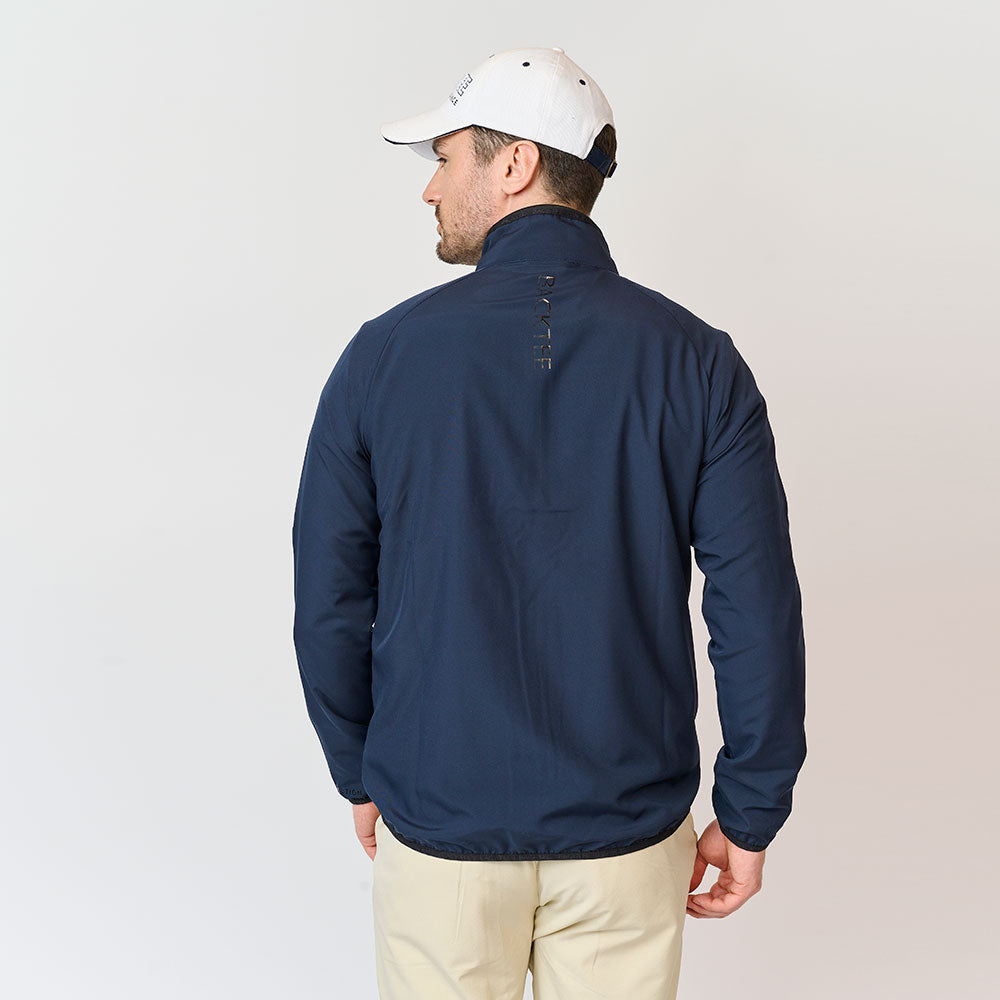 Herre 80 G. Foldbar Windshirt, Marineblå