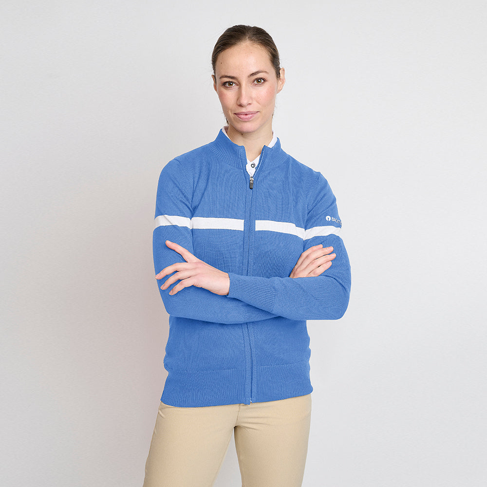 Dame Økologisk Windbreaker Sweater, Sky