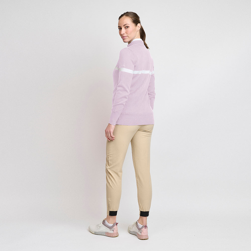 Dame Økologisk Windbreaker Sweater, Soft Lilla