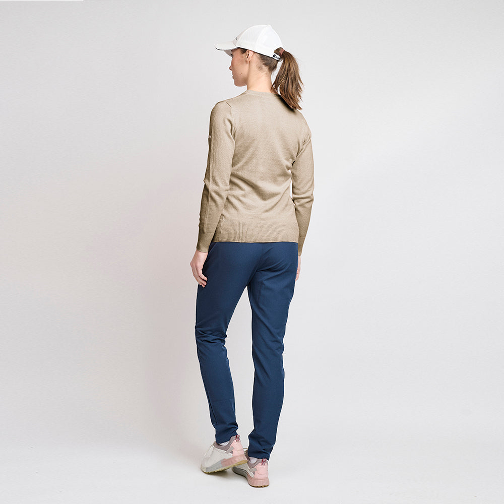 Dame Økologisk Casual Sweater, Safari