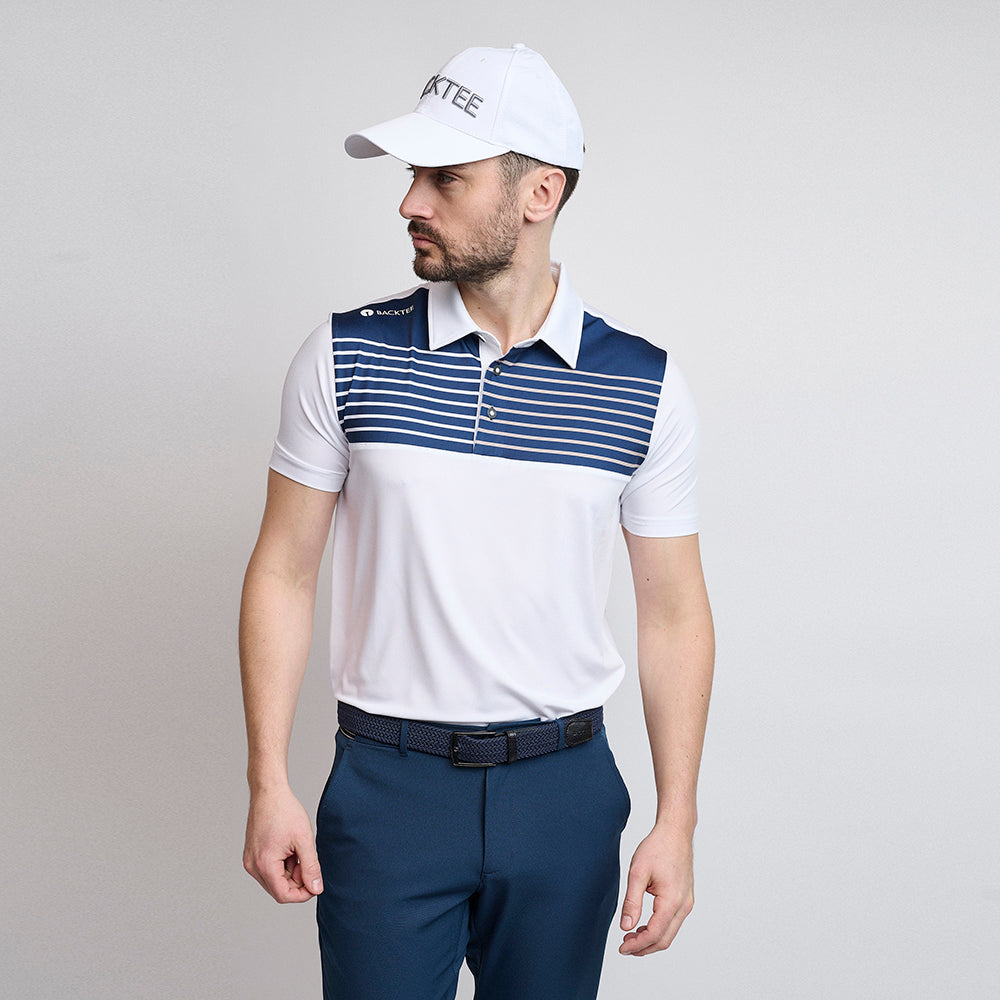 Herre Golf Polo, Hvid