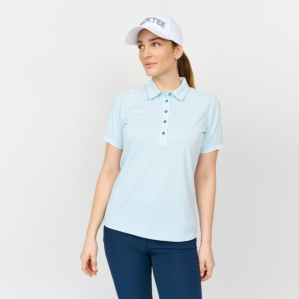 Dame Classic Polo, Lyseblå