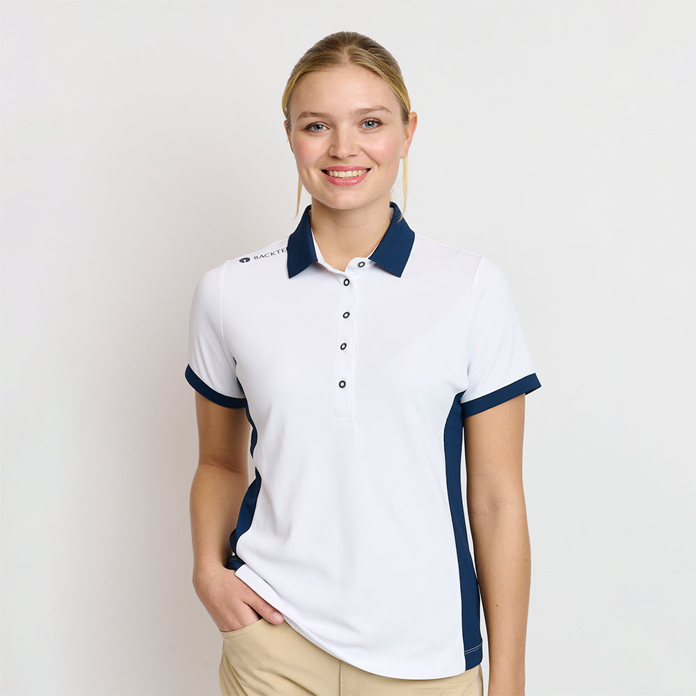 Dame Hole-in-one Polo, Hvid