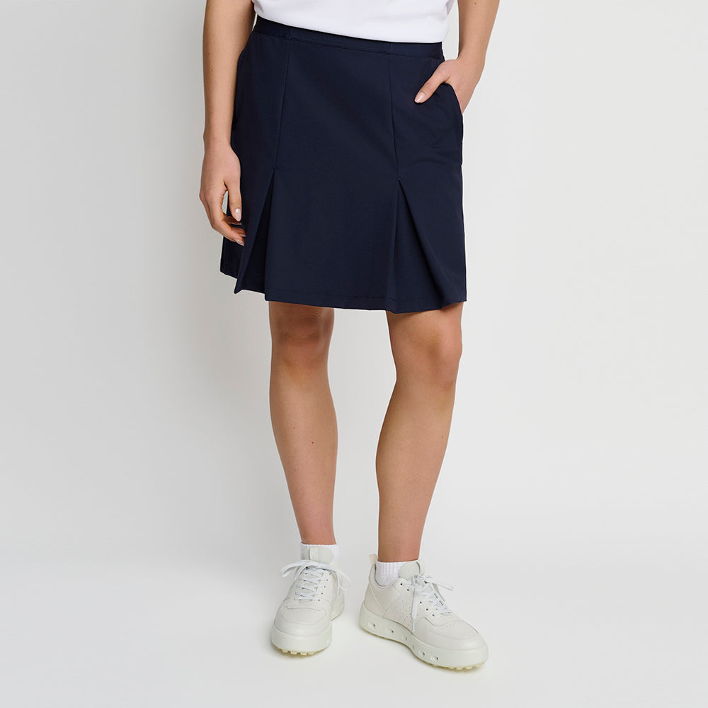 Dame Hybrid Swing Skort, Marineblå